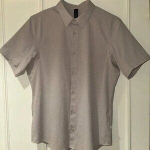 Lululemon Airing Easy Short Sleeve Shirt (Large) in Heathered Bon…